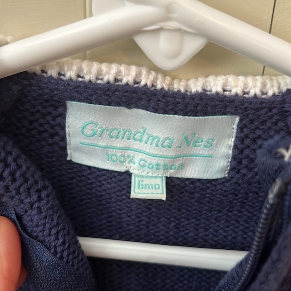 Boys GRANDMA NES Cotton Knit Onsie - Picture 5 of 8